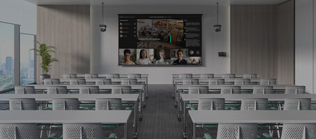 Yealink MVC940 in a big educational room with MTR