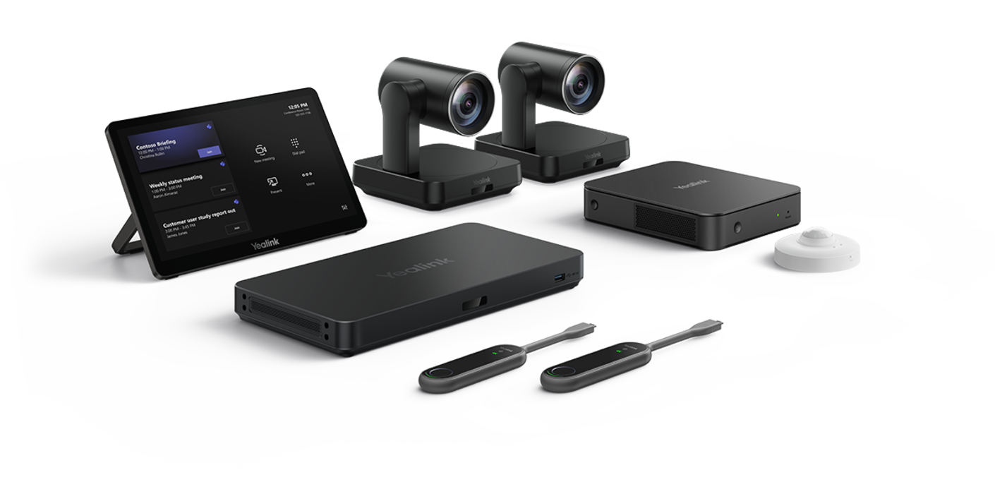 Yealink MVC940 Bundle-Produkte auf weißem Grund